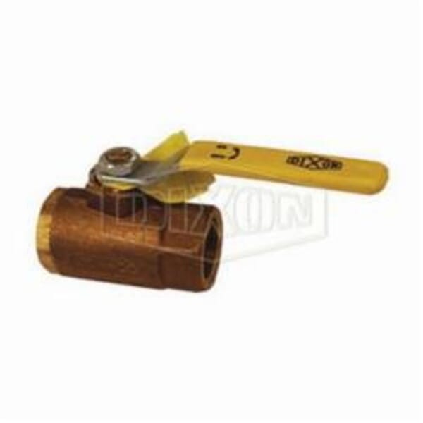Dixon BBV25 Ball Valve With Handle, 1/4 in Nominal, FNPT End Style, Bronze Body, Full Port