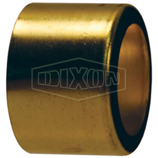 Dixon BFW900 Ferrule, 0.9 in Nominal, 0.844 in L, Brass, Domestic