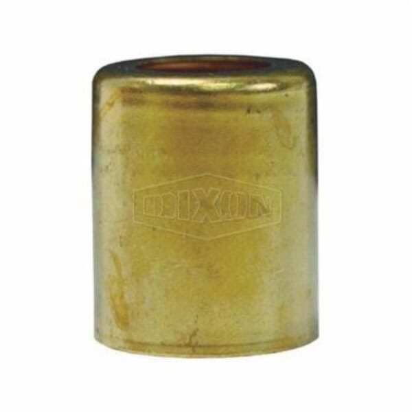 Dixon BFM593 Ferrule, 0.593 in Nominal, 1 in L, Brass, Domestic