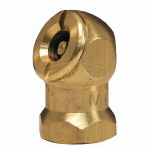 Dixon D104 Tire Inflator Chuck, 1/4 in FNPT, Brass, Domestic