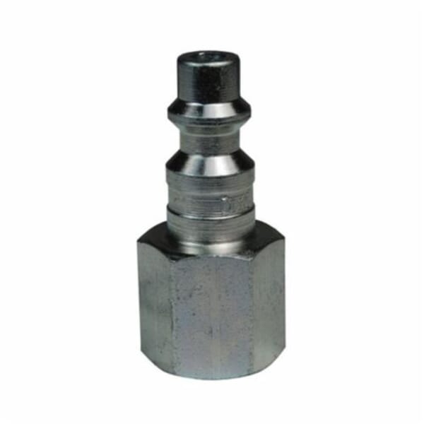 Dixon D2F2 DF Series Industrial Interchange Pneumatic Nipple, 1/4 in Nominal, Quick-Connect x FNPT, 500 psi Pressure, Steel