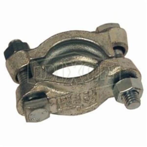 Dixon DL275 2-Bolt Clamp, 2-32/64 to 2-48/64 in Nominal, Iron Band, Domestic
