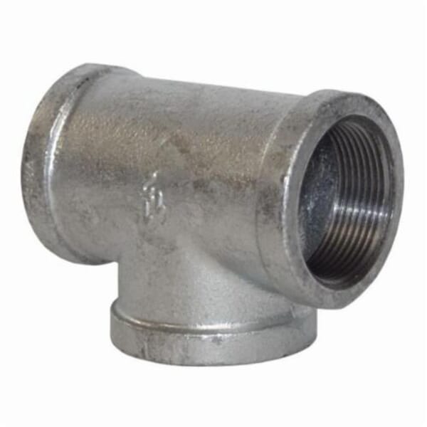 Dixon FT25G Pipe Tee, 1/4 x 1/4 x 1/4 in Nominal, FNPT x FNPT x FNPT End Style, Iron, Galvanized