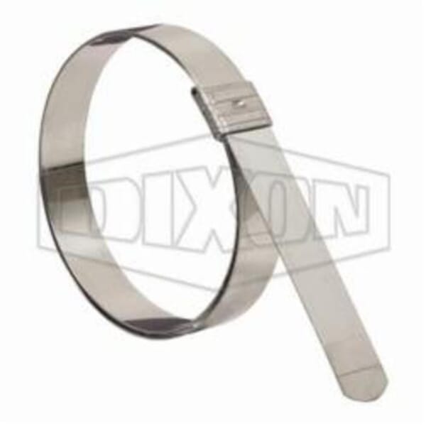 Dixon K3 K Series Universal Preformed Band Clamp, 13/16 in ID x 0.025 in THK, Stainless Steel, Domestic