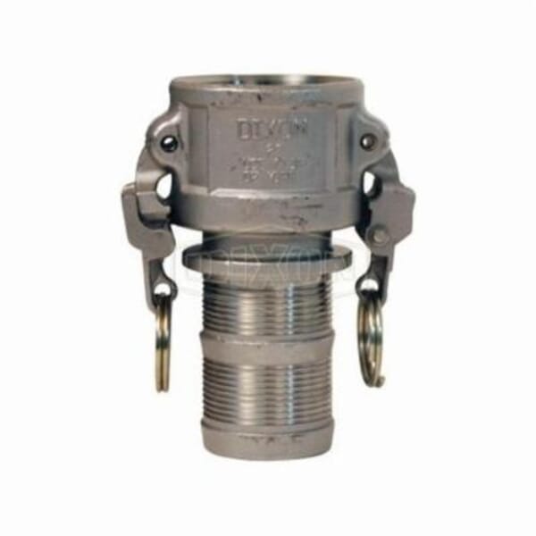 Dixon RC200EZPF EZ Boss-Lock Type-C Cam and Groove Coupler, 2 in Nominal, Female Coupler x Hose Shank End Style, 316 Stainless Steel, Domestic