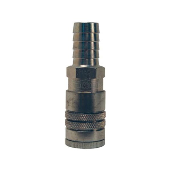 Dixon DC2644 Air Chief Industrial Quick Disconnect Coupler, 3/8 in Nominal, Quick Disconnect Coupler x Hose Barb, 300 psi Pressure, Steel, Domestic