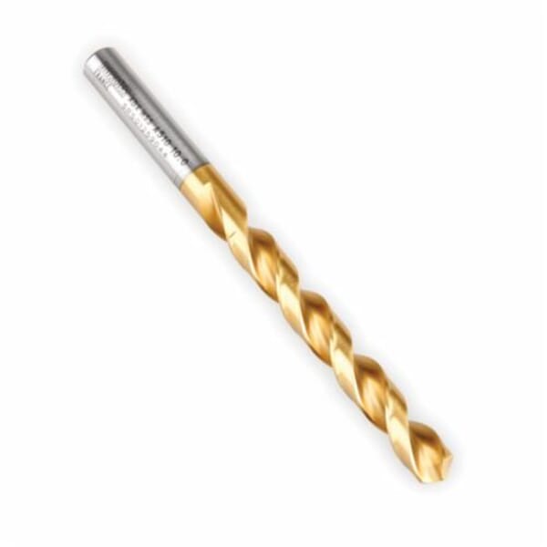 Dormer 5970099 A510 Heavy Duty Jobber Length Drill Bit, 11.2 mm Drill - Metric, 0.4409 in Drill - Decimal Inch, 130 deg Point, HSS, TiN Coated