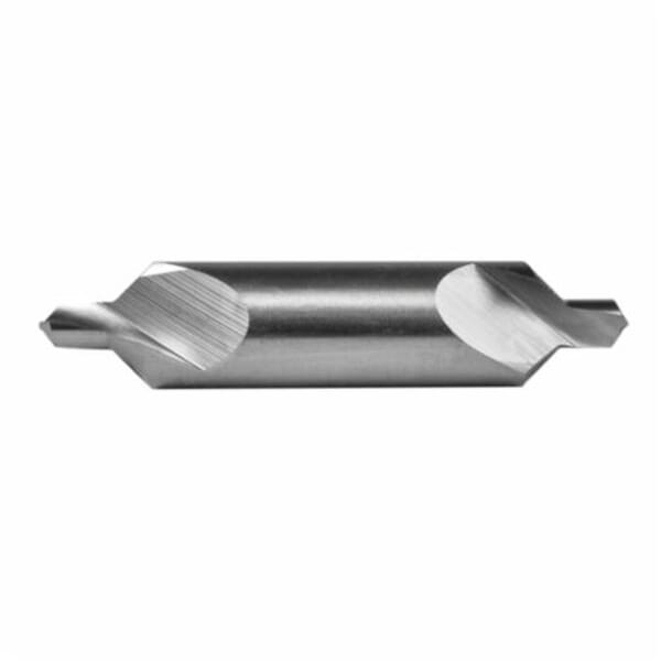 Dormer 5969420 A217 Center Drill Double End Combined Drill and Countersink, 3/16 in Drill - Fraction, 0.1875 in Drill - Decimal Inch, 82 deg Included Angle, 120 deg Point Angle, HSS, Bright