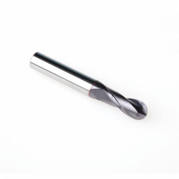 ALTin Coated 10 MM 2F Ball End Carbide End Mill ALTin Coated 10 MM 2F Ball End Carbide End Mill