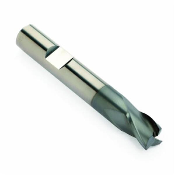 Dormer 5982551 S803HB Type N Extra Short Length Slot Drill Cutter, 3.8 mm Dia Cutter, 5 mm Length of Cut, 3 Flutes, 6 mm Dia Shank, 54 mm OAL, AlCrN Coated