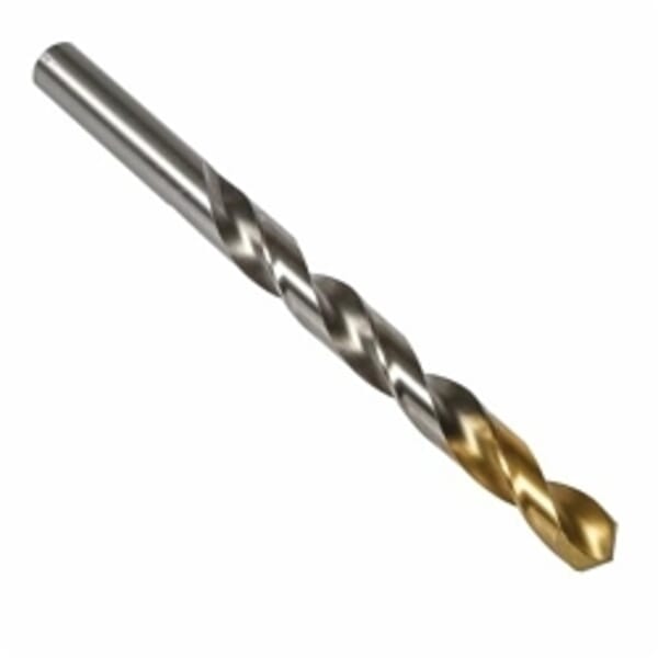 Dormer 6524871 A002S Type N General Purpose Jobber Length Drill Bit, 17/64 in Drill - Fraction, 0.2656 in Drill - Decimal Inch, 118 deg Point, HSS, TiN Coated