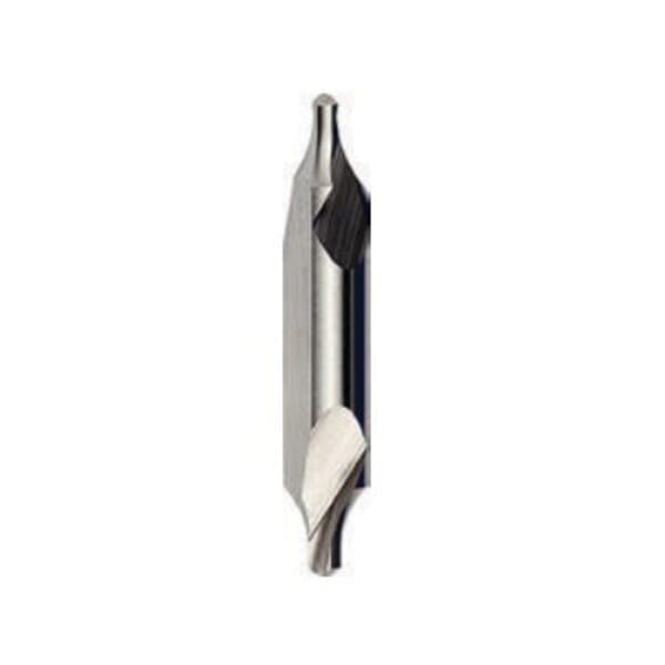 Dormer 7191801 A238 Center Drill Metric Radius Standard Combined Drill and Countersink, 2.5 mm Drill - Metric, 0.0984 in Drill - Decimal Inch, 60 deg Included Angle, 118 deg Point Angle, HSS-E, Bright