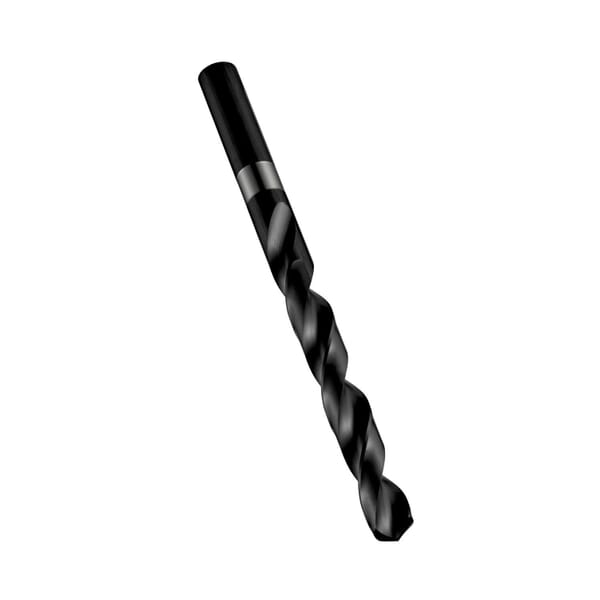 Dormer 5966807 A100 Type N General Purpose Jobber Length Drill Bit, 7 mm Drill - Metric, 0.2756 in Drill - Decimal Inch, 118 deg Point, HSS, Steam Tempered
