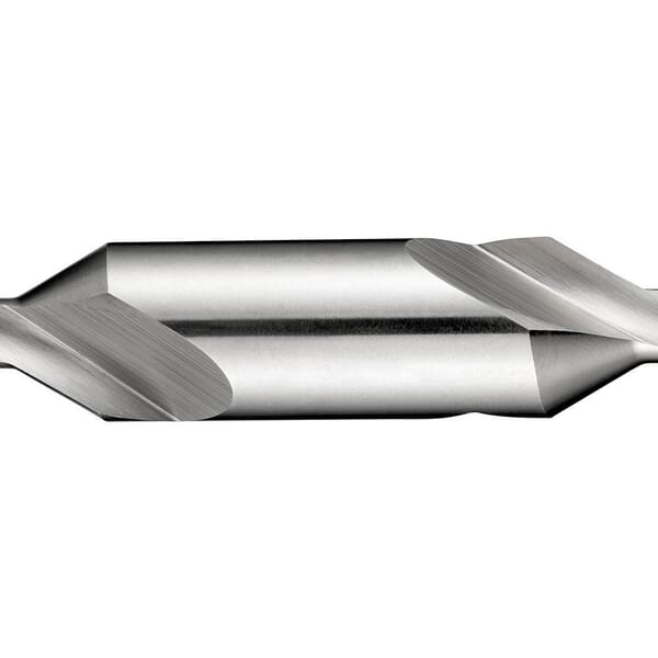 Dormer 5969169 A225 Center Drill Double End Combined Drill and Countersink, 3/16 in Drill - Fraction, 0.1875 in Drill - Decimal Inch, 60 deg Included Angle, 120 deg Point Angle, HSS, Bright