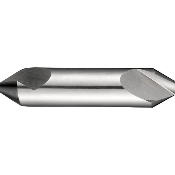 Dormer 5969428 A201 Center Drill Double End Combined Drill and Countersink, 3.15 mm Drill - Metric, 0.124 in Drill - Decimal Inch, 60 deg Included Angle, 122 deg Point Angle, HSS, Bright