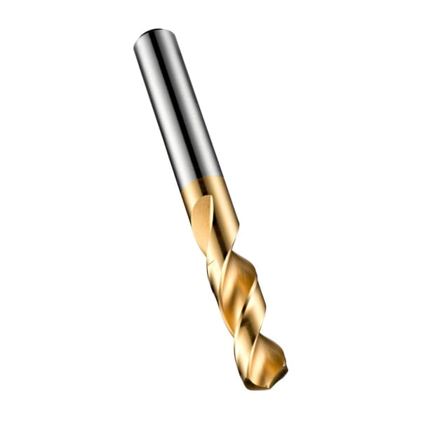 Dormer 5970004 A520 Multi-Application Screw Machine Drill, 9.5 mm Drill - Metric, 0.374 in Drill - Decimal Inch, HSS, TiN Coated