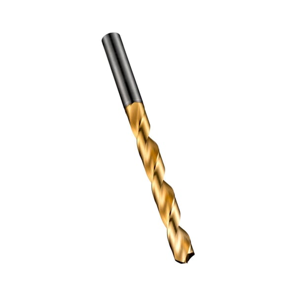 Dormer 5980577 R510 Heavy Duty Multi-Application Jobber Length Drill Bit, 10.4 mm Drill - Metric, 0.4094 in Drill - Decimal Inch, 130 deg Point, Carbide, TiN Coated