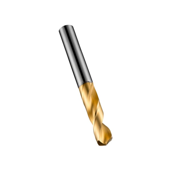 Dormer 5980560 R520 Heavy Duty Multi-Application Screw Machine Drill, 10.3 mm Drill - Metric, 0.4055 in Drill - Decimal Inch, Carbide, TiN Coated