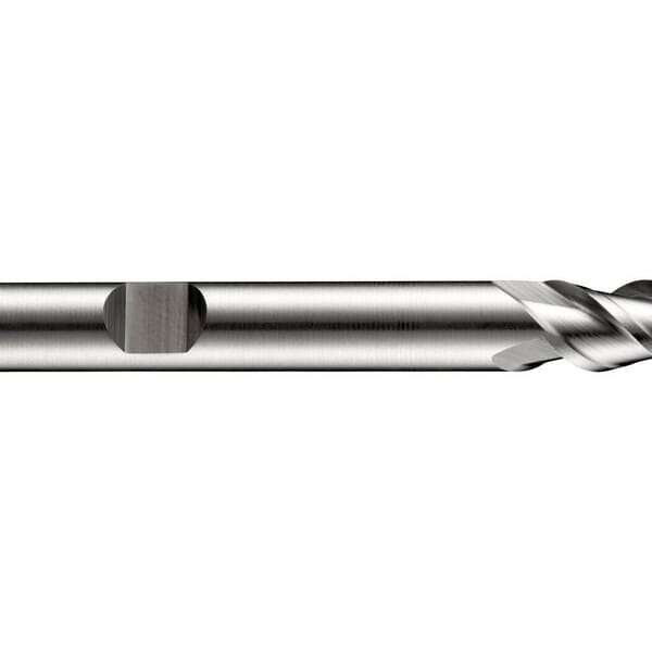 Dormer 5984203 C299 Regular Helix End Mill, 8 mm Dia Cutter, 19 mm Length of Cut, 3 Flutes, 10 mm Dia Shank, 69 mm OAL, Bright