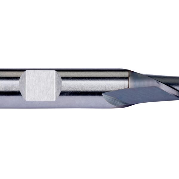 Dormer 5983874 C126 Center Cutting Regular Helix Single End End Mill, 24 mm Dia Cutter, 26 mm Length of Cut, 2 Flutes, 25 mm Dia Shank, 102 mm OAL, TiCN Coated