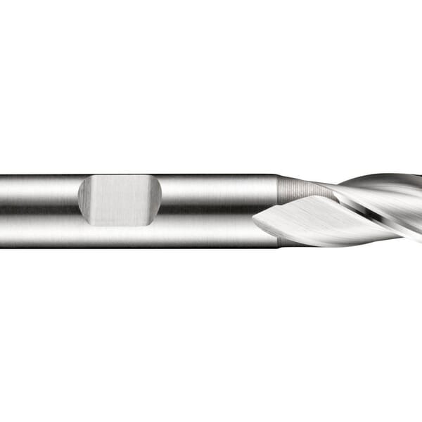 Dormer 5984713 C306 Type N Extra Short Length Slot Drill Cutter, 16 mm Dia Cutter, 19 mm Length of Cut, 3 Flutes, 16 mm Dia Shank, 79 mm OAL, Bright