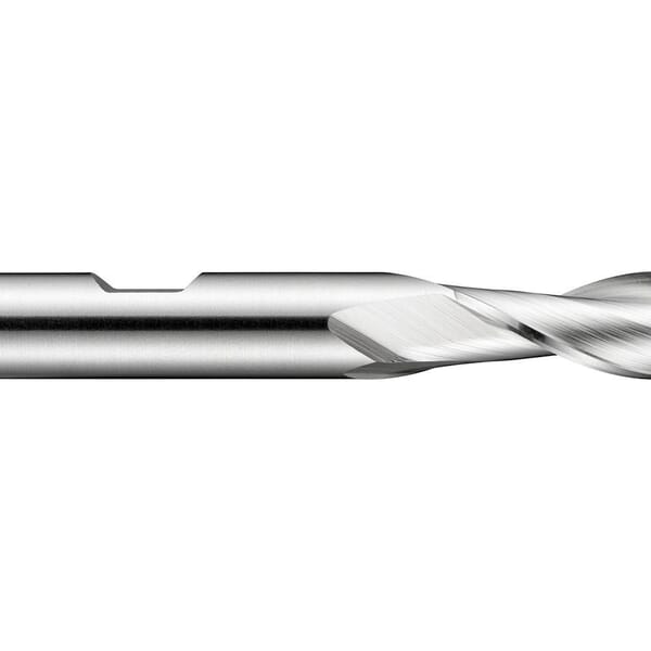 Dormer 5985506 C505 Type N Ball Nose Short Length Single End End Mill, 4 mm Dia Cutter, 11 mm Length of Cut, 2 Flutes, 6 mm Dia Shank, 55 mm OAL, Bright