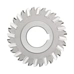 Dormer 5985771 D763 Dormer Side and Face Milling Cutter, 80 mm Dia Cutter, 3 mm W Cutting, 32 Teeth, 27 mm Arbor/Shank, Staggered Tooth