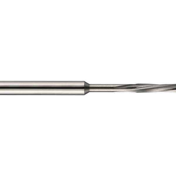 Dormer 5987519 B481 Centesimal Cylindrical NC Chucking Reamer, 2.51 mm Dia x 59 mm OAL, Left Spiral Flute