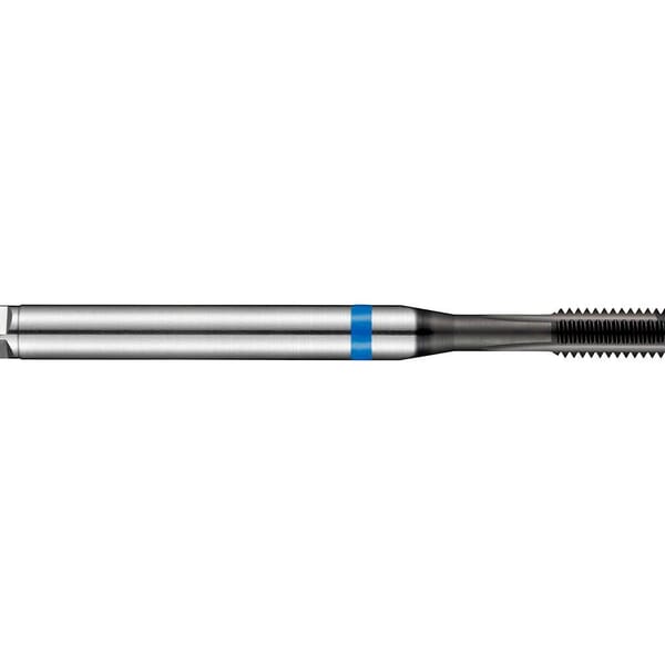 Dormer 6305842 E241 Shark Line Spiral Point Machine Tap, Right Hand Cutting, M20x2.5 Thread, Plug Chamfer, 4 Flutes, Super B, HSS-E