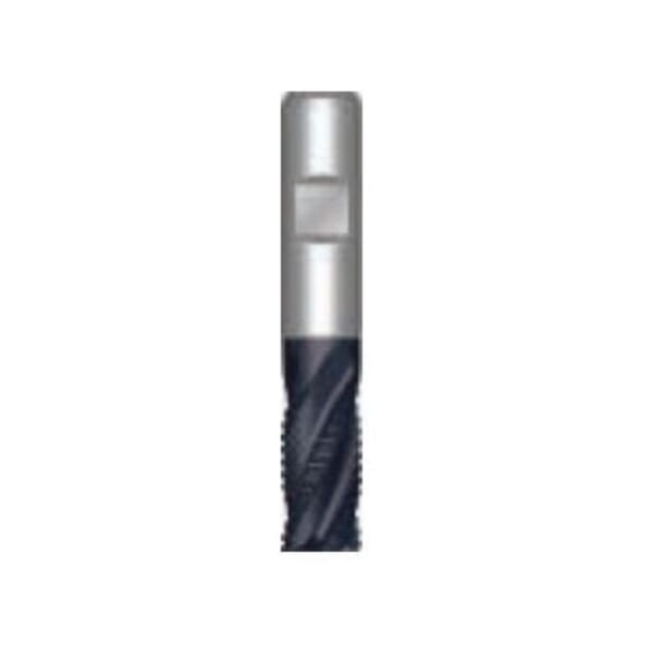 Dormer 7647928 C609 Medium Cut Length Square Roughing End Mill, 5/16 in Dia Cutter, 3/4 in Length of Cut, 4 Flutes, 3/8 in Dia Shank, 2-1/2 in OAL, TiCN Coated