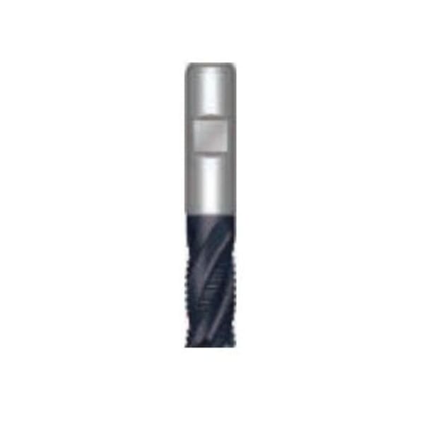 Dormer 7647947 C611 Medium Cut Length Roughing End Mill, 3/8 in Dia Cutter, 3/4 in Length of Cut, 4 Flutes, 3/8 in Dia Shank, 2-1/2 in OAL, TiCN Coated