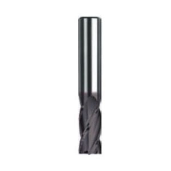 Dormer 7648763 S234 Type N Medium Cut Length Square End Mill, 1/2 in Dia Cutter, 1 in Length of Cut, 4 Flutes, 1/2 in Dia Shank, 3 in OAL, AlTiN Coated