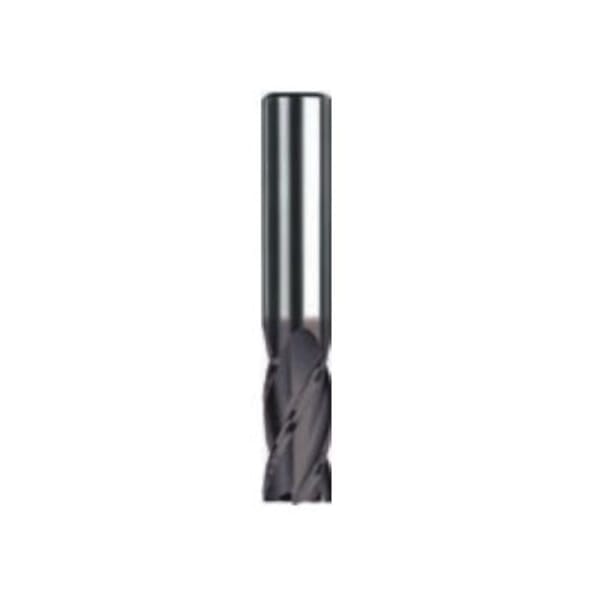 Dormer 7648791 S235 Type N Medium Cut Length Square End Mill, 3 mm Dia Cutter, 12 mm Length of Cut, 4 Flutes, 3 mm Dia Shank, 38 mm OAL, AlTiN Coated