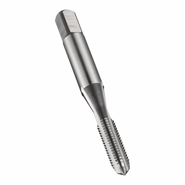 Dormer 5974522 E100 Straight Flute Hand Tap, Right Hand Cutting, M36x4 Thread, Semi-Bottoming Chamfer, 4 Flutes, Bright, HSS