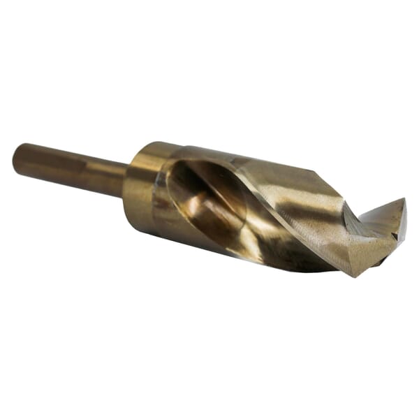 Drill America D/AMMCO16.00 Heavy Duty Reduced Shank Drill, 16 mm Drill - Metric, 0.6299 in Drill - Decimal Inch, 1/2 in Shank, Cobalt