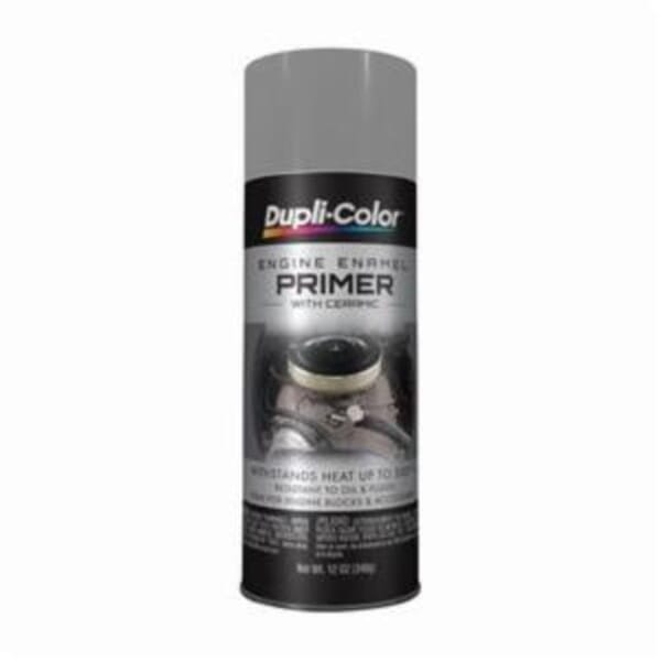 Dupli-Color EDE161207 Engine Enamel With Ceramic Primer, 12 oz Container, Liquid Form, Gray