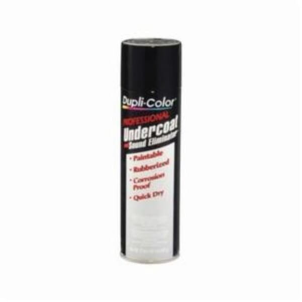 Dupli-Color EUC10200A Professional Automotive Undercoating With Sound Eliminator, 20 oz Container, Liquid Form, Black