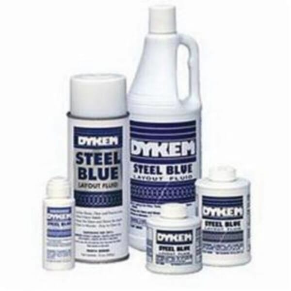 Dykem STEEL BLUE 80700 Layout Fluid, 1 gal Container, Blue, Liquid Form