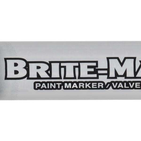 Dykem BRITE-MARK General Purpose Permanent Paint Marker, Medium Tip, Aluminum