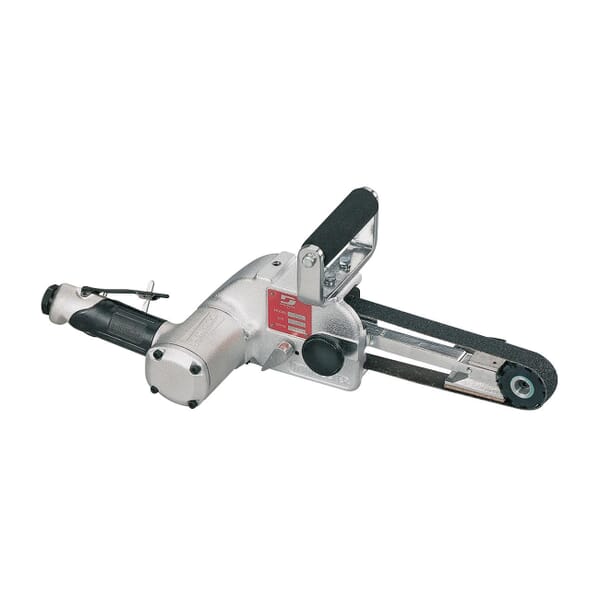 Dynabrade Dynabelter 11476 Heavy Duty Abrasive Belt Tool, 1/4 to 1 in W x 30 in L, 1.2 hp, 58 scfm Air Flow, 90 psi