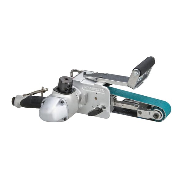 Dynabrade Dynabelter 11477 Extra Heavy Duty Vertical Abrasive Belt Tool, 1 to 2 in W x 30 in L, 2 hp, 70 scfm Air Flow, 90 psi