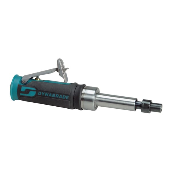 Dynabrade 43500 Extension Gearless Die Grinder, 1/4 in Collet, 0.4 hp, 20 scfm Air Flow, 90 psi, 25000 rpm Speed