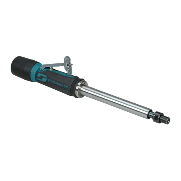 Dynabrade 43515 Extended Muffler Gearless Die Grinder, 0.4 hp, 20 scfm Air Flow, 90 psi, 25000 rpm Speed