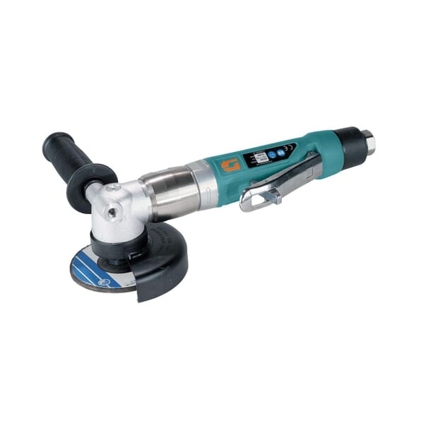 Dynabrade 50302 Heavy Duty Depressed Center Wheel Grinder, 4 in Dia Wheel, 3/8-24 Male Arbor/Shank, 1 hp