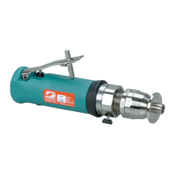 Dynabrade 51863 Governor Controlled Straight Line Trim Router, 1/4 in Chuck, 20000 rpm Speed, 37 scfm Air Flow, 90 psi