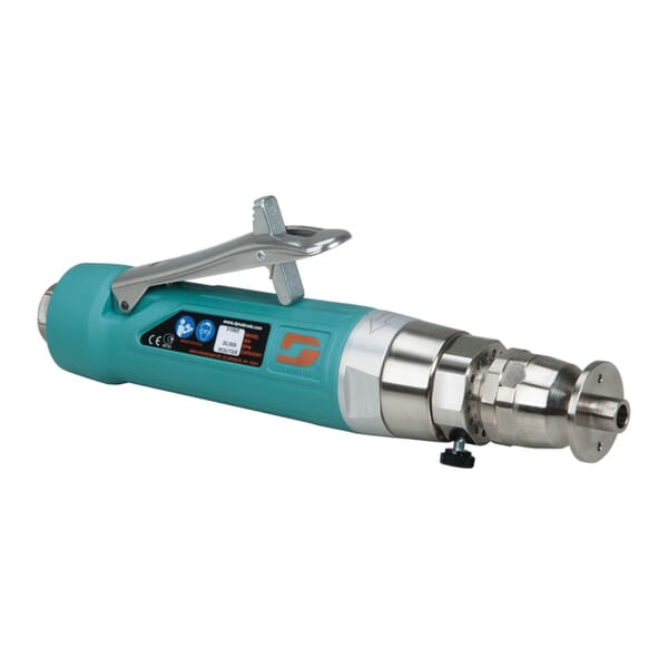 Dynabrade 51865 Governor Controlled Straight Line Trim Router, 1/4 in Chuck, 20000 rpm Speed, 44 scfm Air Flow, 90 psi