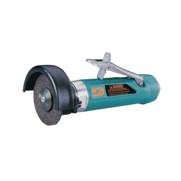 Dynabrade 52573 Straight Line Cut-Off Wheel Tool, 4 in Dia Wheel, 15000 rpm Speed, 39 cfm Air Flow, 90 psi