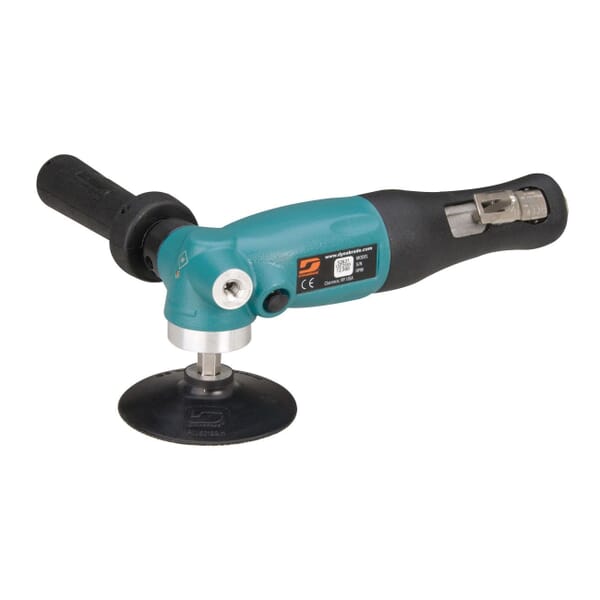 Dynabrade 52631 Disc Sander, 4 in Dia Disc, 3/8-24 Male Arbor/Shank, 1.3 hp, 43 scfm Air Flow, 90 psi