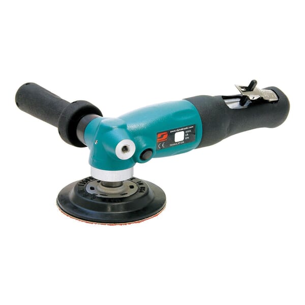 Dynabrade 52634 Disc Sander, 4-1/2 in Dia Disc, 5/8-11 Male Arbor/Shank, 1.3 hp, 43 scfm Air Flow, 90 psi