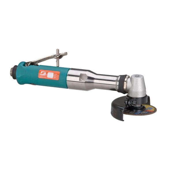 Dynabrade 54732 Type 1 Extended Cut-Off Wheel Tool, 3 in Dia Wheel, 18000 rpm Speed, 41 cfm Air Flow, 90 psi